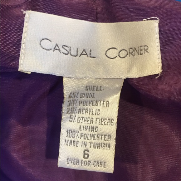 Vintage Purple Wool Jacket - Picture 4 of 4